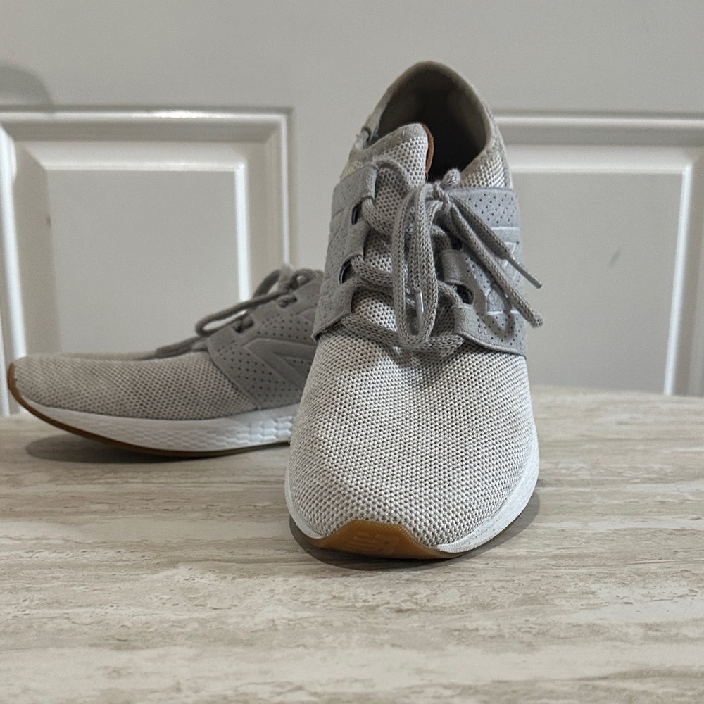 New Balance Light Gray Athletic Shoes